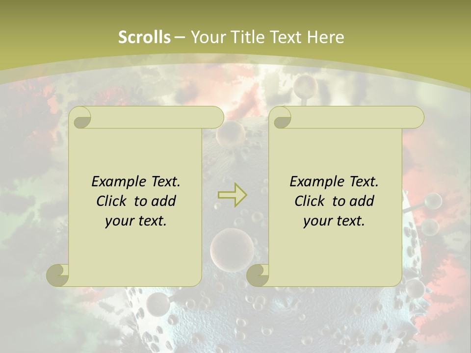 Small Micro Disease PowerPoint Template