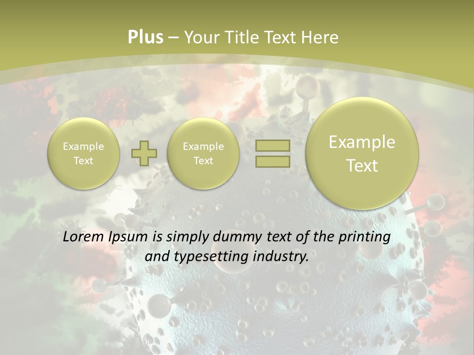 Small Micro Disease PowerPoint Template