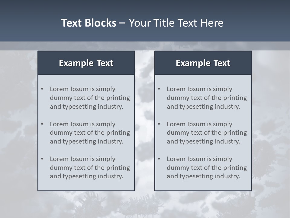 Human Hiv Illustration PowerPoint Template