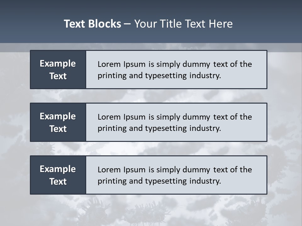 Human Hiv Illustration PowerPoint Template