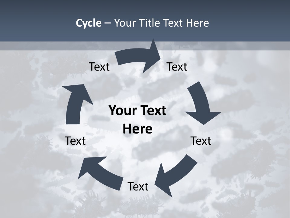 Human Hiv Illustration PowerPoint Template