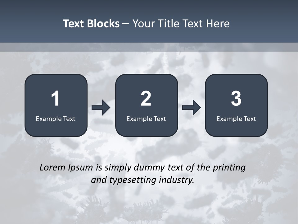 Human Hiv Illustration PowerPoint Template
