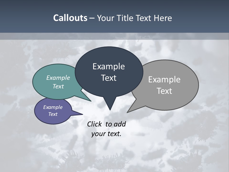 Human Hiv Illustration PowerPoint Template
