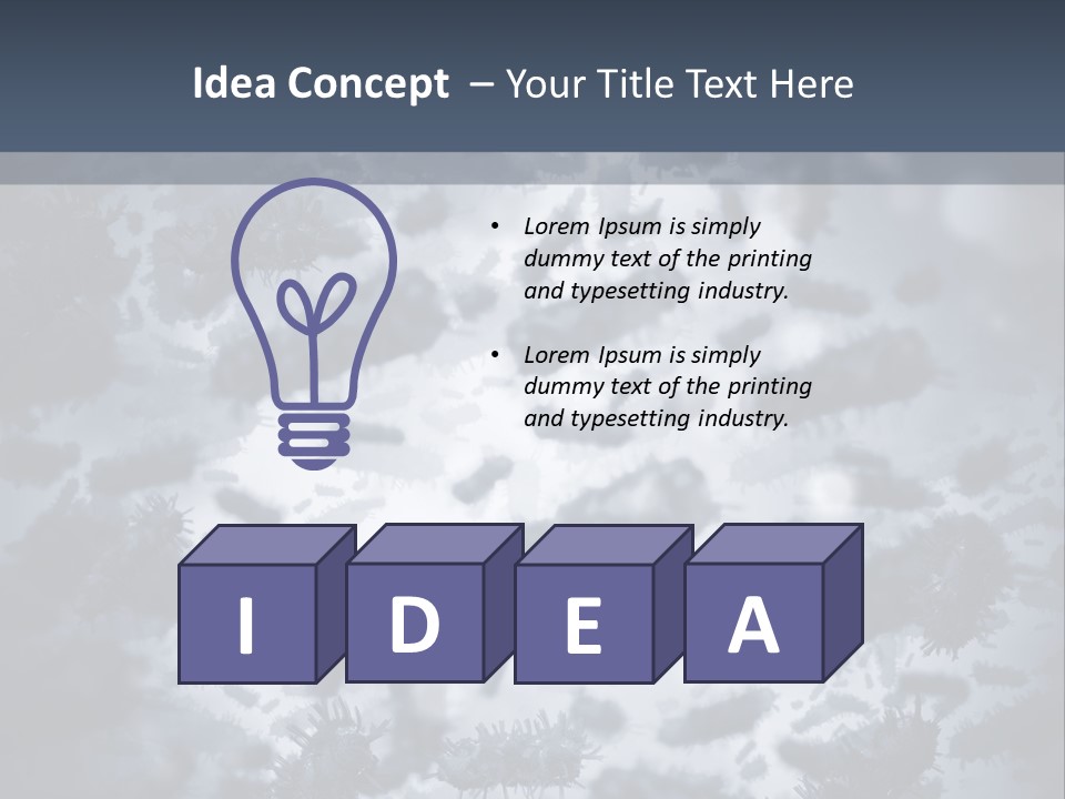 Human Hiv Illustration PowerPoint Template