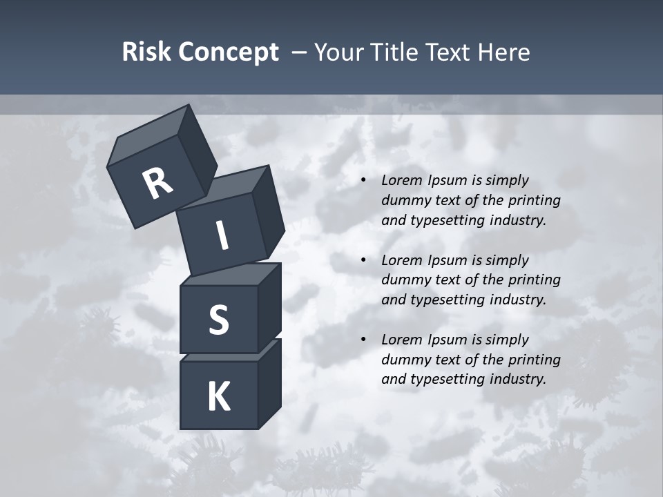 Human Hiv Illustration PowerPoint Template