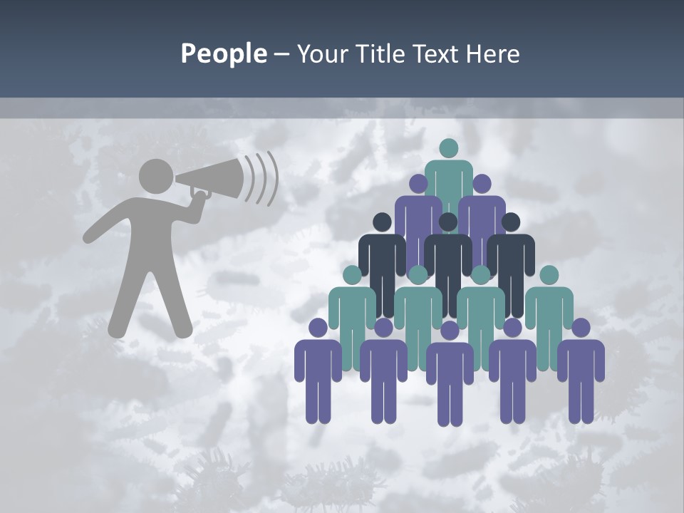 Human Hiv Illustration PowerPoint Template