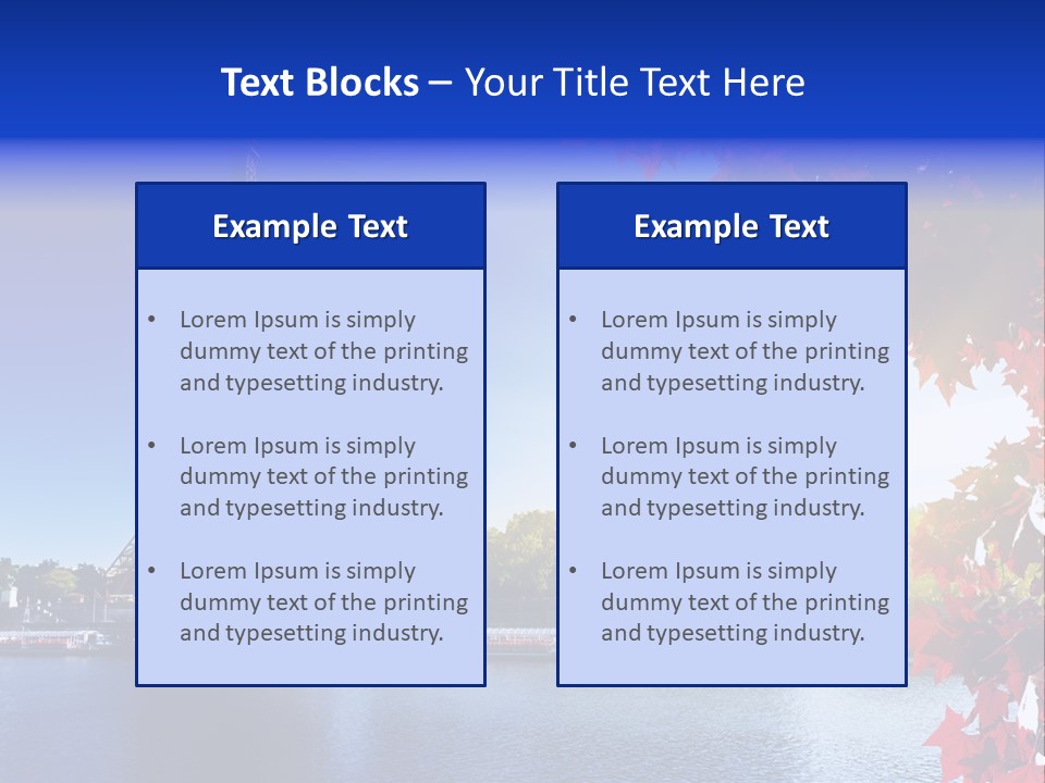Ancient View Urban PowerPoint Template