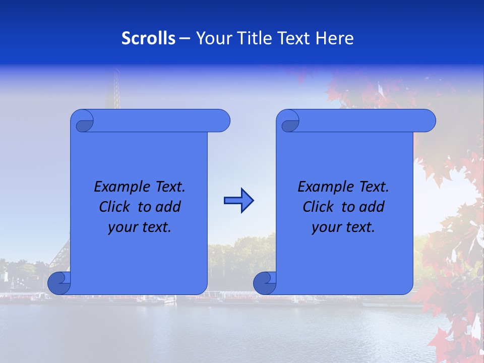 Ancient View Urban PowerPoint Template