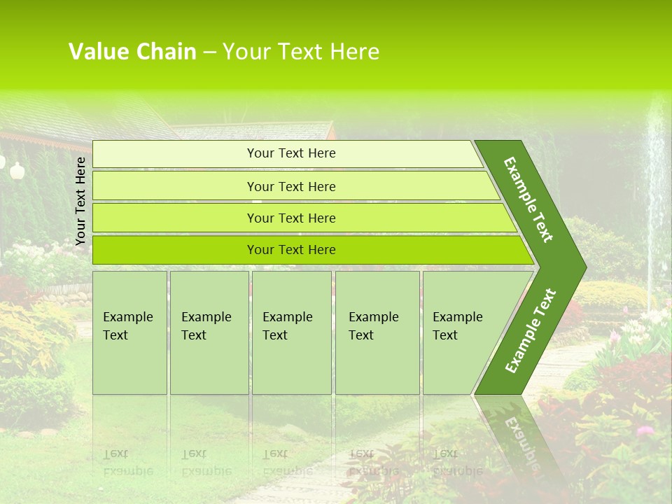 Solitude Green Stone PowerPoint Template