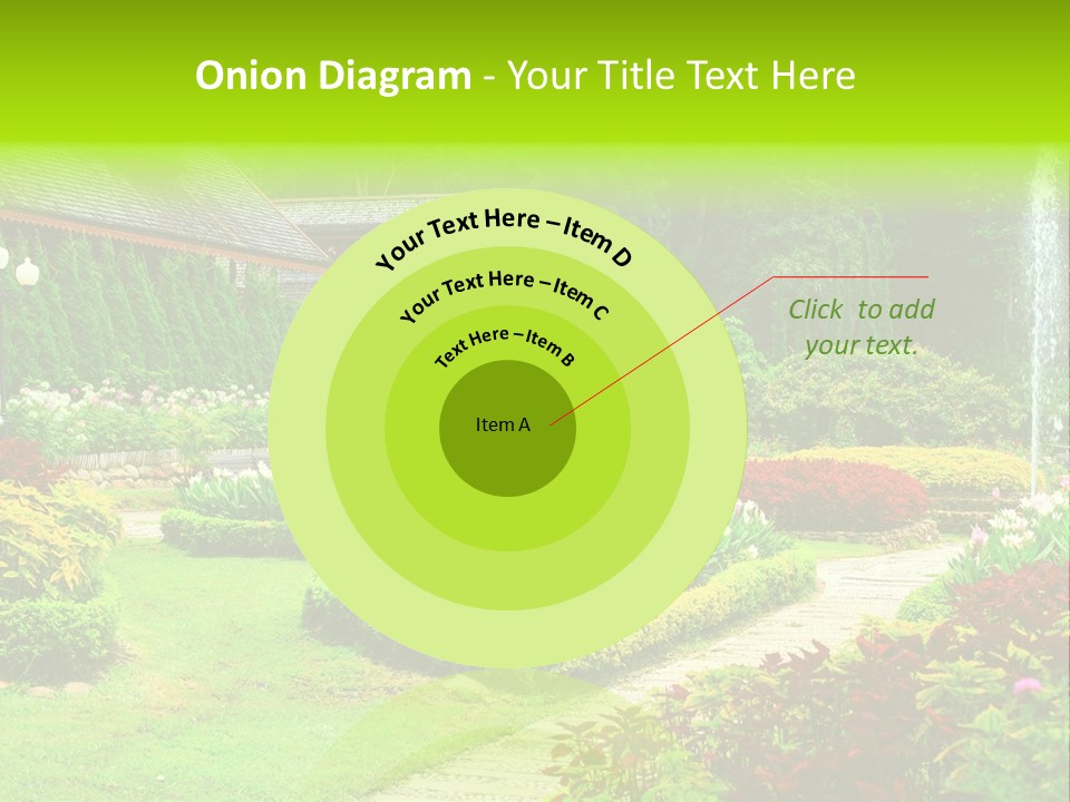 Solitude Green Stone PowerPoint Template