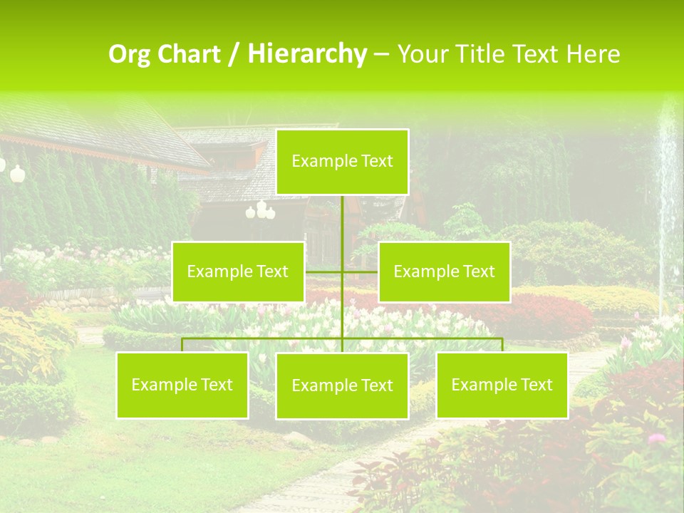 Solitude Green Stone PowerPoint Template