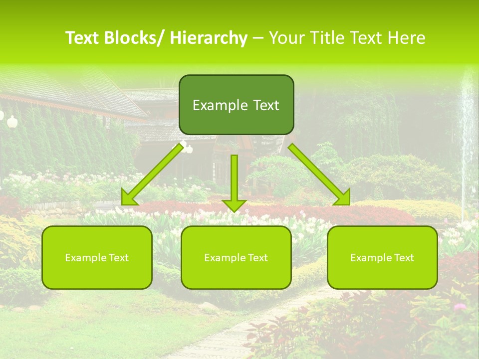 Solitude Green Stone PowerPoint Template