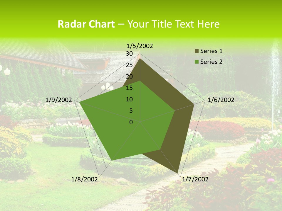 Solitude Green Stone PowerPoint Template