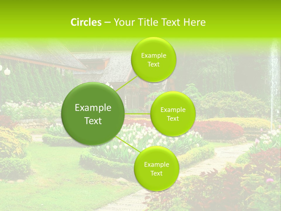 Solitude Green Stone PowerPoint Template
