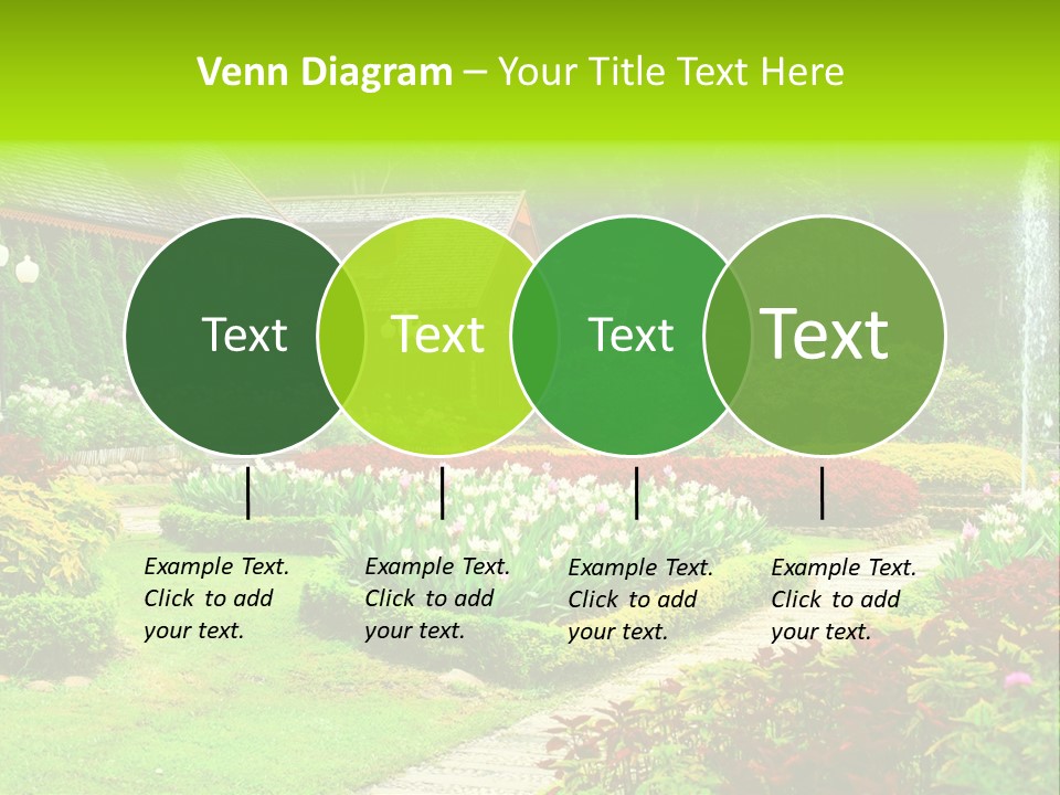 Solitude Green Stone PowerPoint Template