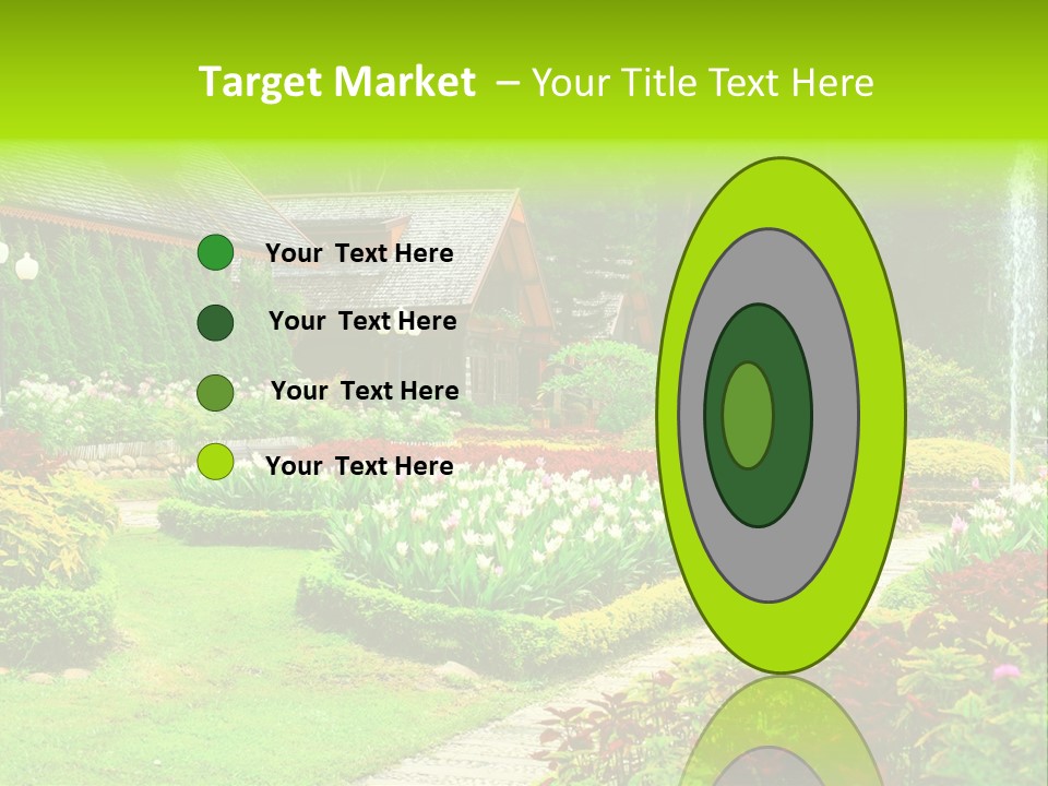 Solitude Green Stone PowerPoint Template