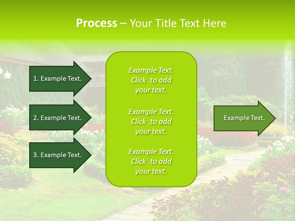 Solitude Green Stone PowerPoint Template