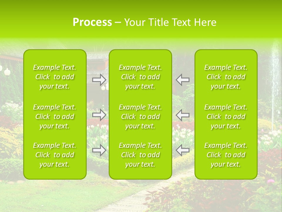 Solitude Green Stone PowerPoint Template