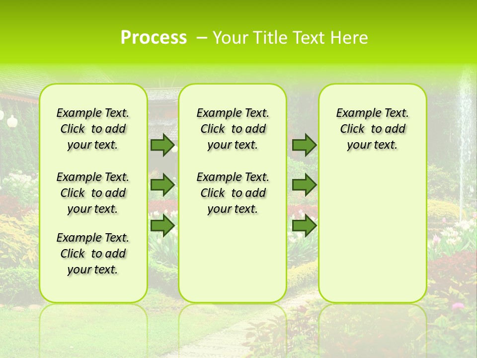 Solitude Green Stone PowerPoint Template
