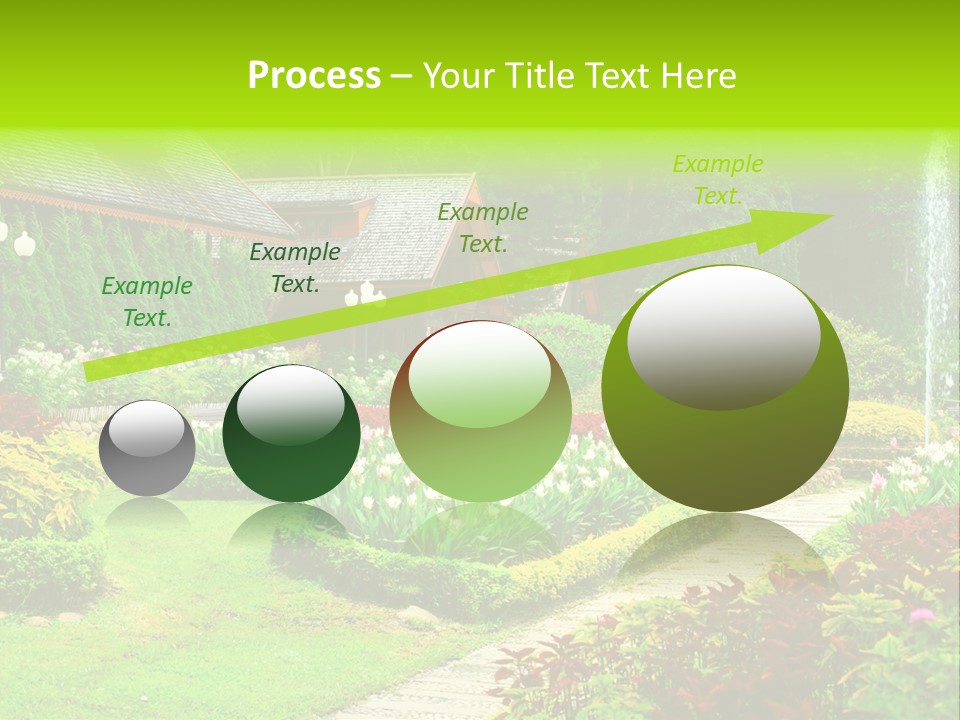 Solitude Green Stone PowerPoint Template