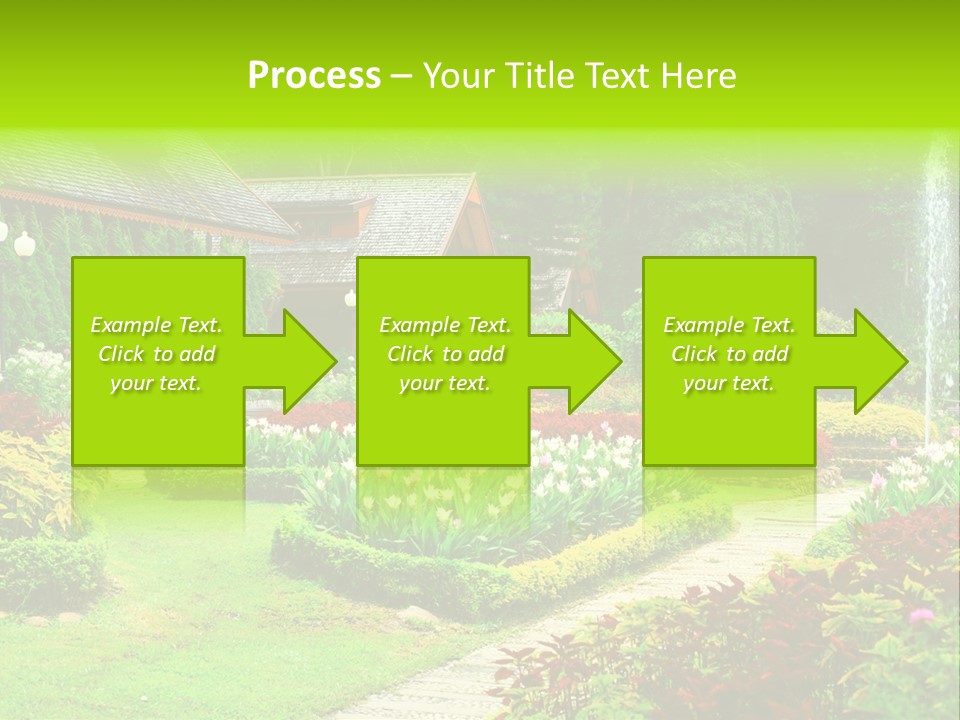 Solitude Green Stone PowerPoint Template