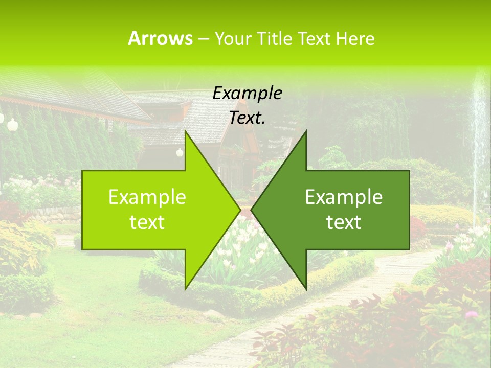 Solitude Green Stone PowerPoint Template