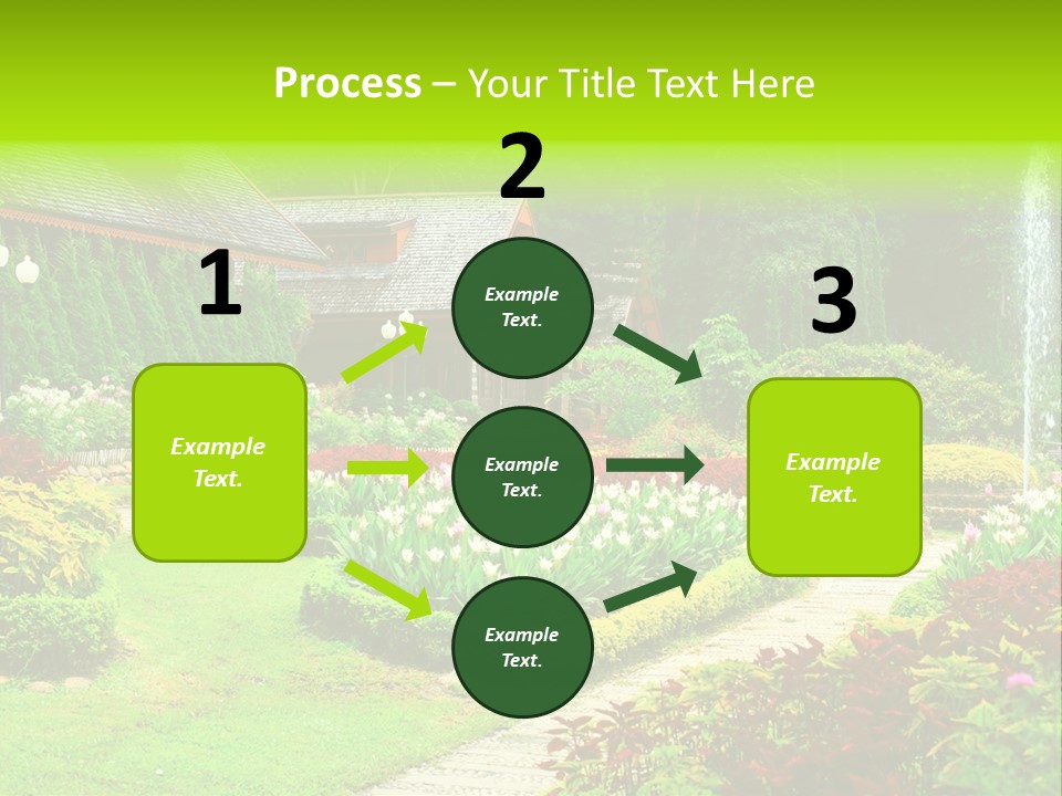 Solitude Green Stone PowerPoint Template