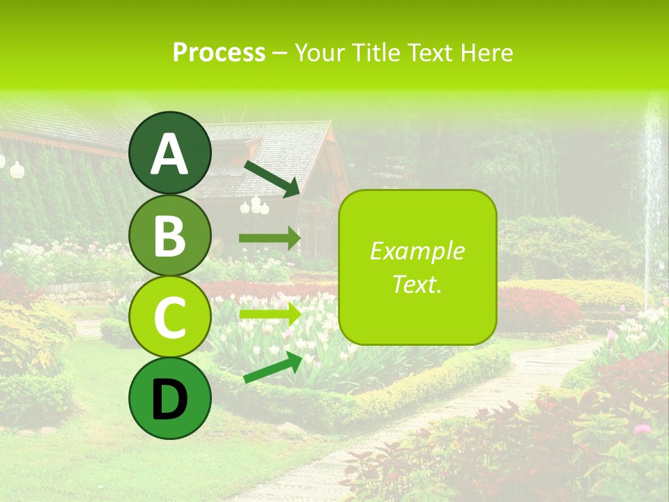 Solitude Green Stone PowerPoint Template