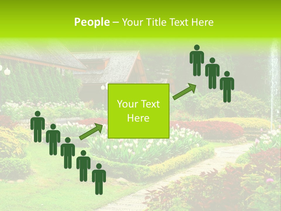 Solitude Green Stone PowerPoint Template