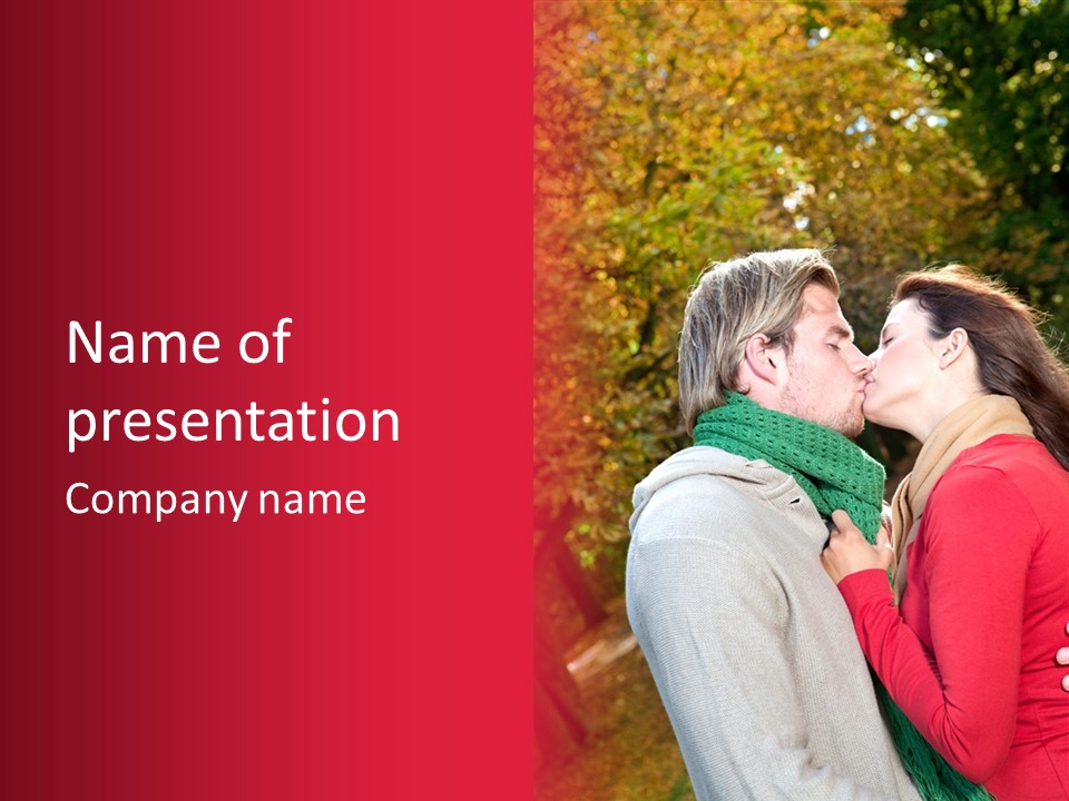 Romantic People Lover PowerPoint Template