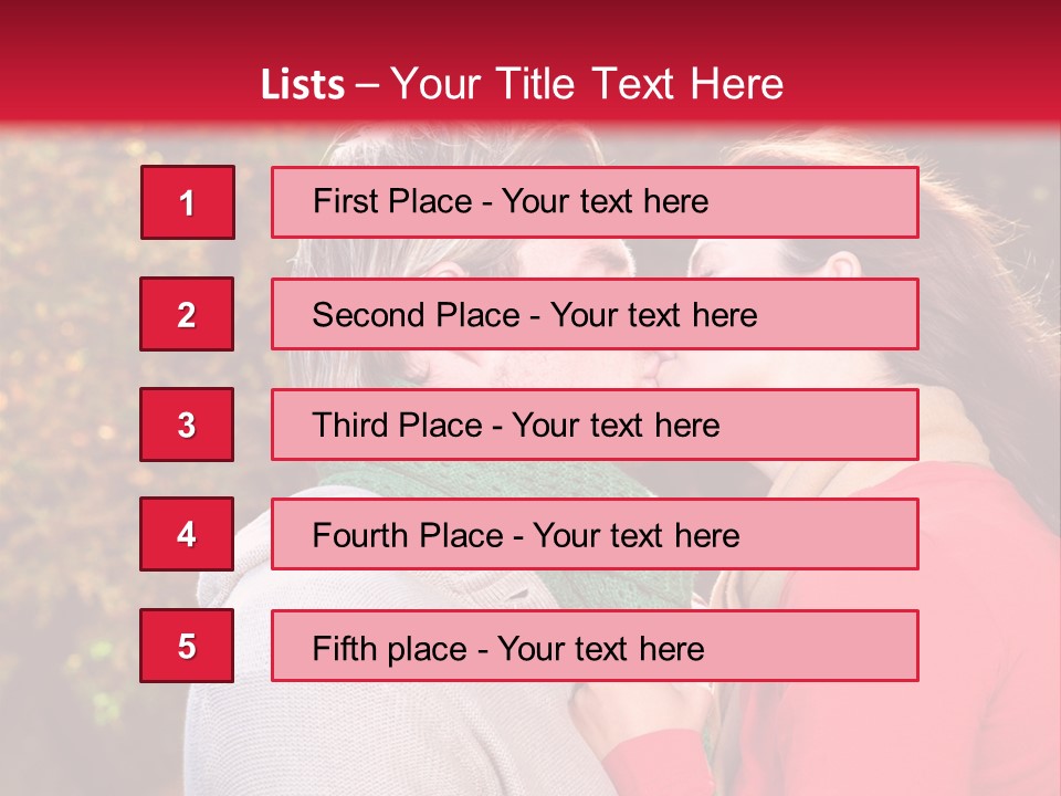 Romantic People Lover PowerPoint Template