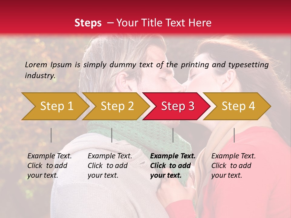 Romantic People Lover PowerPoint Template