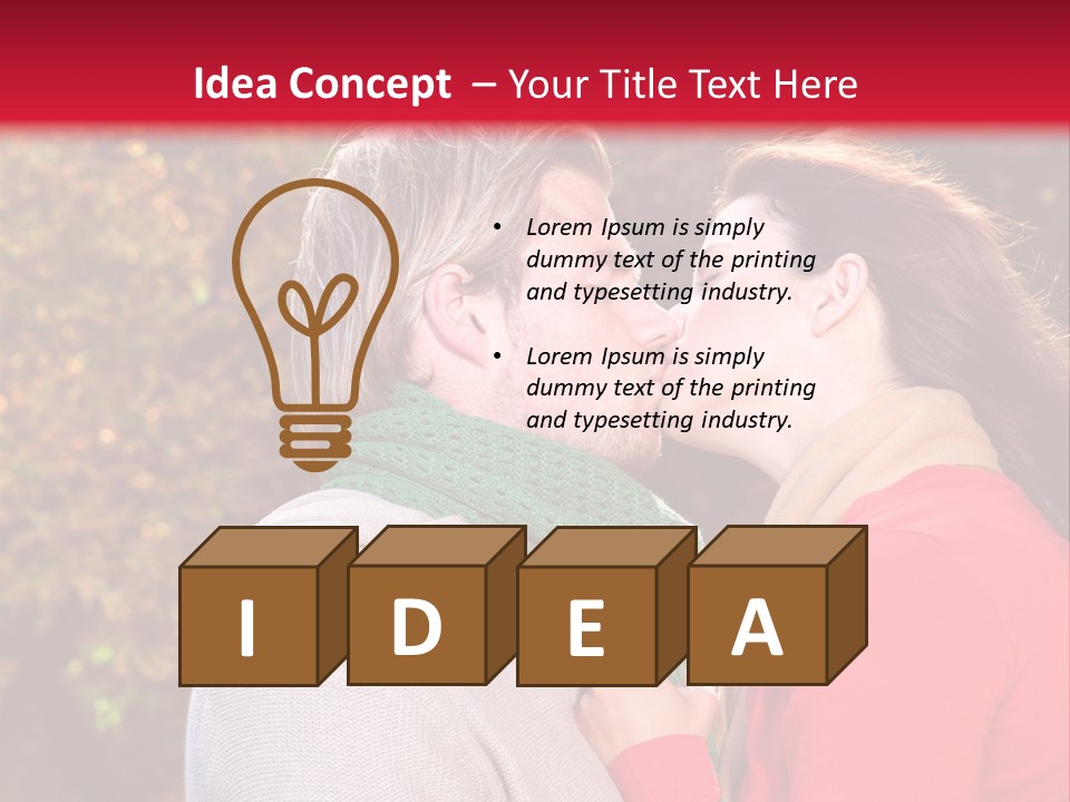 Romantic People Lover PowerPoint Template