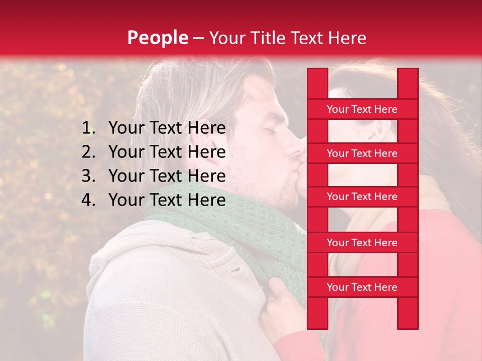Romantic People Lover PowerPoint Template
