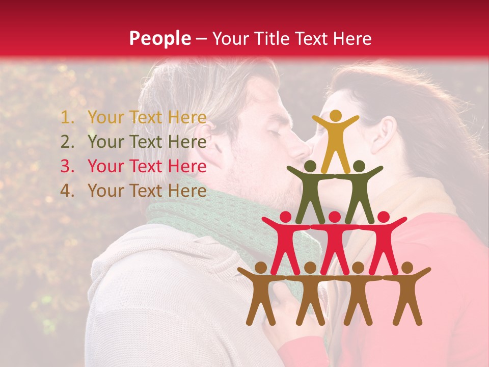 Romantic People Lover PowerPoint Template