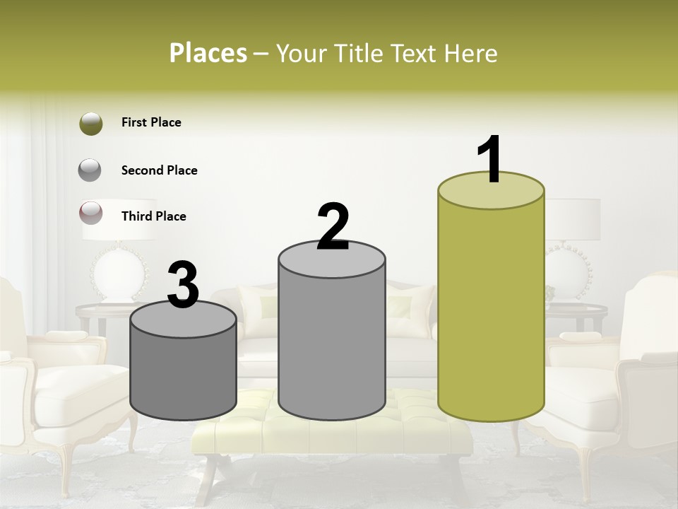 Beige Sofa Apartment PowerPoint Template