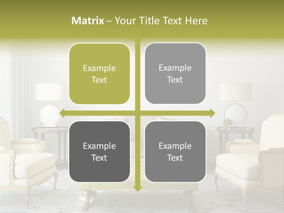 Beige Sofa Apartment PowerPoint Template