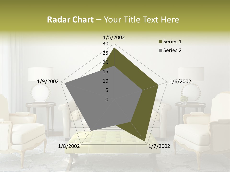 Beige Sofa Apartment PowerPoint Template