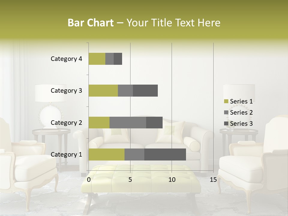 Beige Sofa Apartment PowerPoint Template
