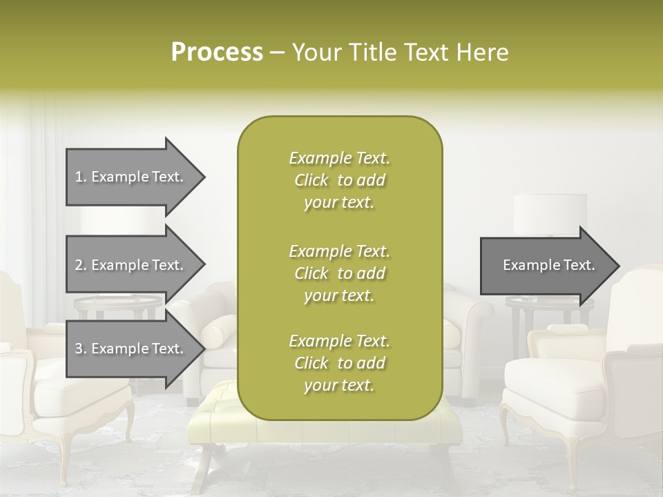 Beige Sofa Apartment PowerPoint Template