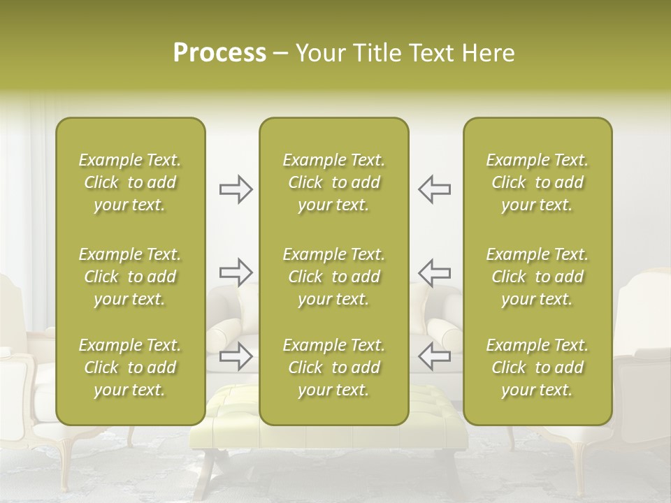 Beige Sofa Apartment PowerPoint Template