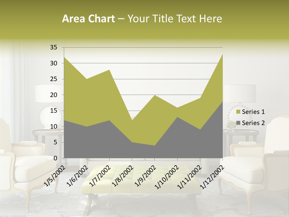Beige Sofa Apartment PowerPoint Template