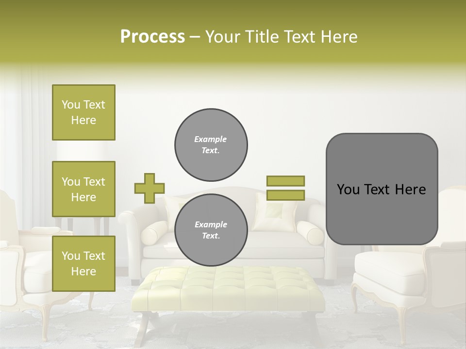 Beige Sofa Apartment PowerPoint Template