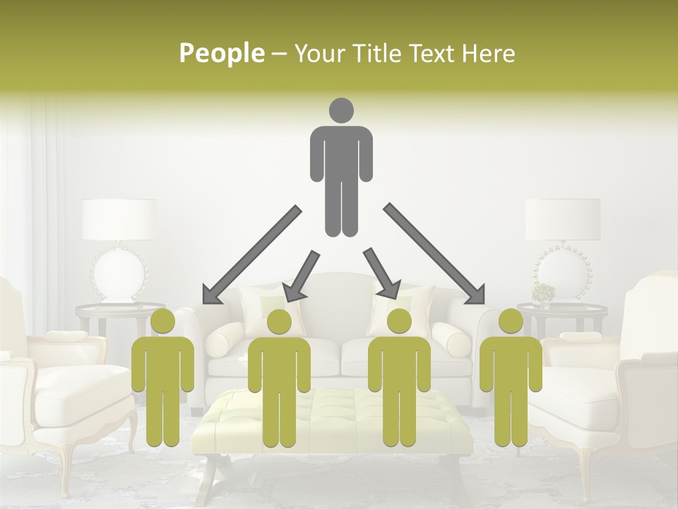 Beige Sofa Apartment PowerPoint Template