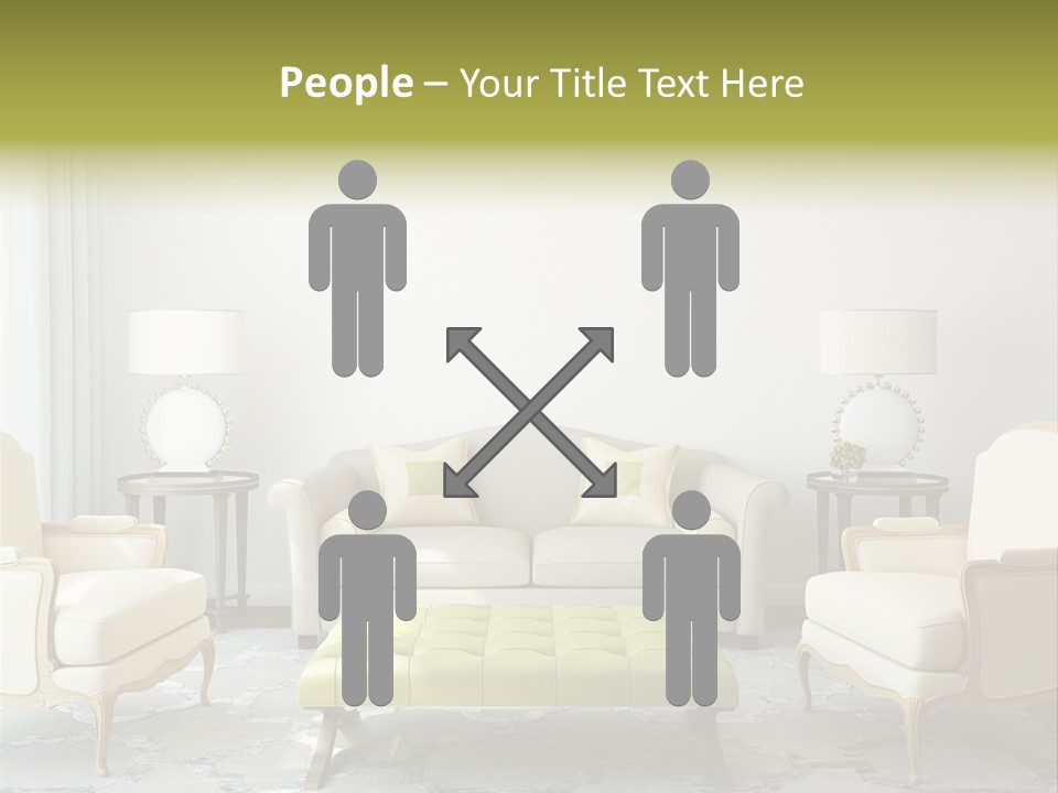 Beige Sofa Apartment PowerPoint Template
