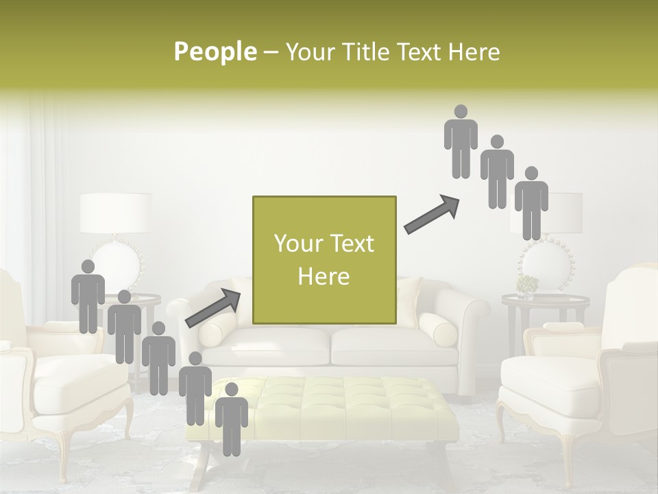 Beige Sofa Apartment PowerPoint Template