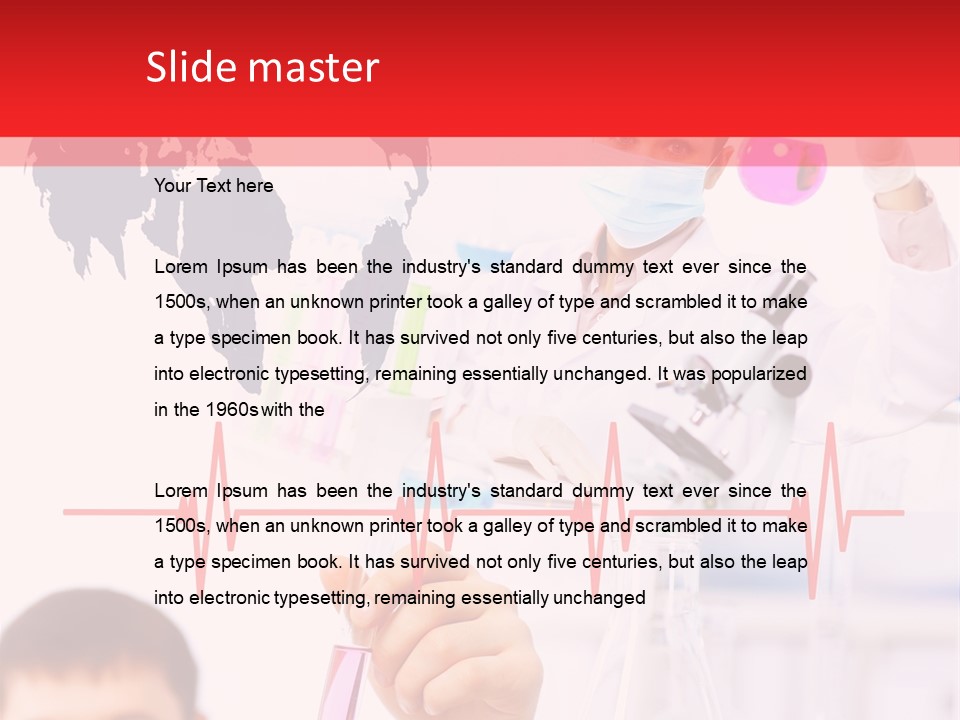 Microscope Care Biotechnology PowerPoint Template