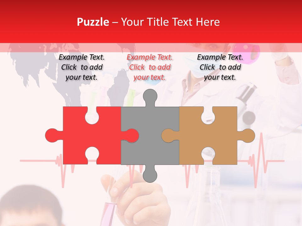 Microscope Care Biotechnology PowerPoint Template