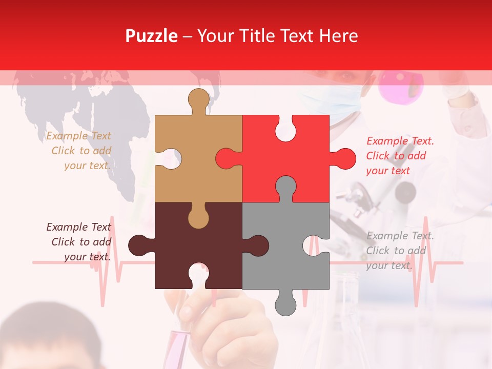 Microscope Care Biotechnology PowerPoint Template