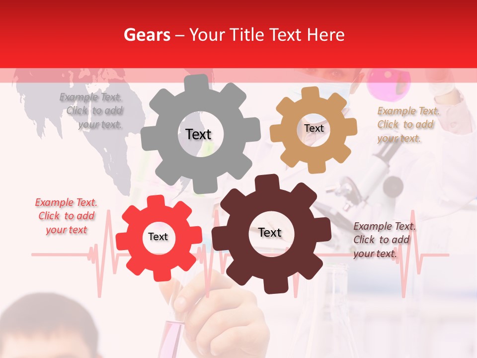 Microscope Care Biotechnology PowerPoint Template